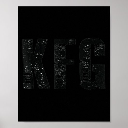 Poster Kfg Keep F'n Going Military Style (Devant)