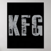 Poster Kfg Keep F'n Going Military Style  (Devant)