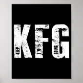 Poster Kfg Keep F'n Going Military Style  (Devant)