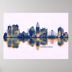 Poster Khartoum Skyline