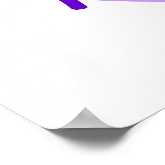 Poster Khloe en violet (Coin)