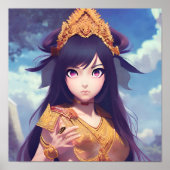 Poster Khmer Apsara 5 (Devant)