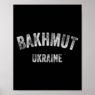 Poster Khmut Ukraine Drapeau Ukrainien Ukraine Voyage Sou