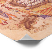 Poster Khusrau devant le Palais de Shirin (Coin)