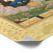 Poster Khusrau voit Shirin se baigner dans un ruisseau (Coin)