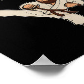 Poster Kick Me Im Amish Karate Spin Kick Graphic (Coin)