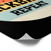 Poster Kickball Player Retro Funny Cadeau (Coin)