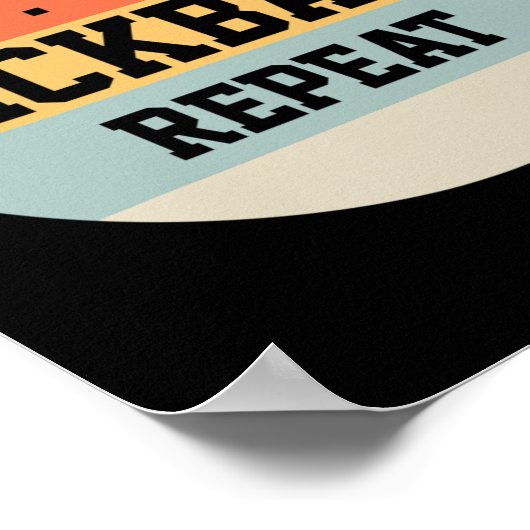 Poster Kickball Player Retro Funny Cadeau (Coin)