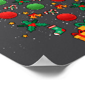 Poster Kickball Team Christmas Tree Xmas  (Coin)