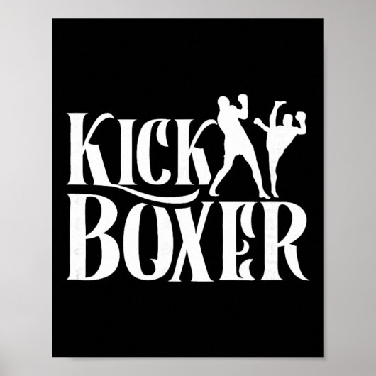 Poster Kickboxer Kickbox Kick Boxing Kickboxing Arts Mart (Devant)