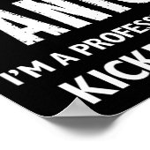 Poster Kickboxeur (Coin)