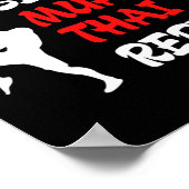 Poster Kickboxing Boxe Thaïlandaise Manger Dormir Muay Th (Coin)