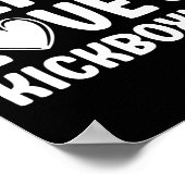 Poster Kickboxing J'aime Kickboxing Kickboxer (Coin)