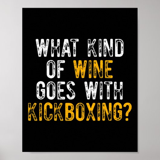 Poster Kickboxing Kick Boxing Workout _1  (Devant)