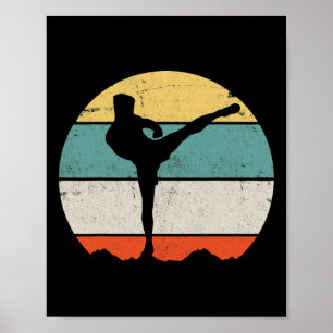 Poster Kickboxing Kickboxer Vintage