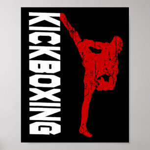 Poster Kickboxing Kickboxing Arts Martiaux Sparring Boxe