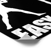 Poster Kickboxing Not An Easy Task Boxing Martial Arts Ki (Coin)