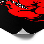 Poster Kickboxing Thai Boxing Muay Gants Thai (Coin)
