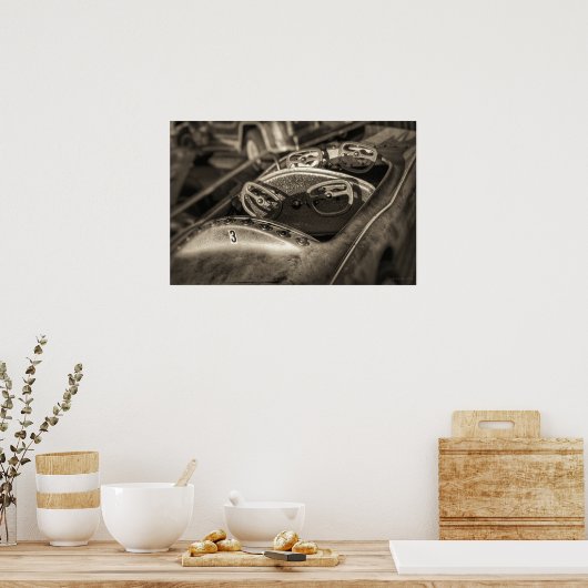 Poster Kiddie Ride à la Foire du Comté (Cuisine)