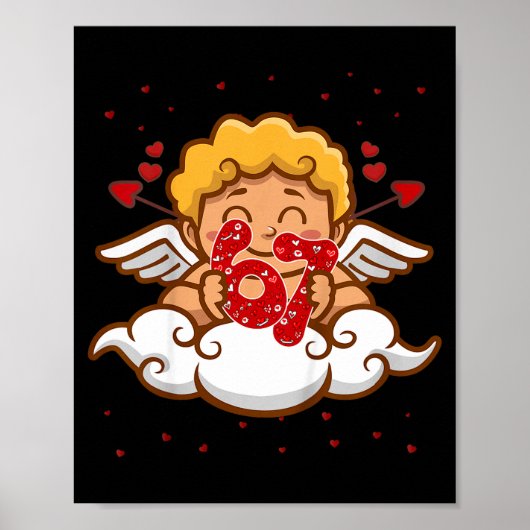 Poster Kids 6 7 Meme Six Seven Cud 67 Valentines Day Todd (Devant)