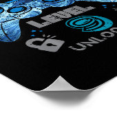 Poster Kids 9th Birthday Gamer Level 9 Unlocked Video Gam (Coin)