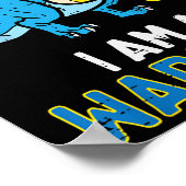 Poster Kids Down Syndrome Guerrier Dino Sensibilisation T (Coin)