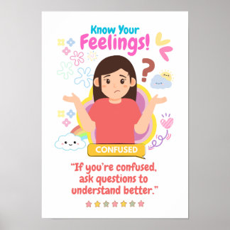 Poster Kids Emotion Featuring Confused