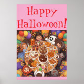 Poster Kid's Halloween Party (Devant)
