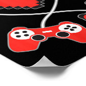 Poster Kids Heart Pixel Art jeu vidéo Contrôleur Valenti (Coin)