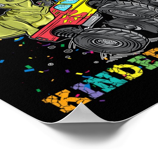 Poster Kids I'm Ready To Crush Kindergarten Monster Truck (Coin)