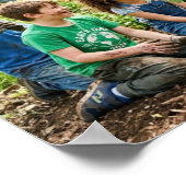 Poster Kids Planting Trees - Celebrate & Protect (Coin)