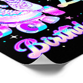 Poster Kids Rolling Into 4 Roller Skating 4th Birthday Gi (Coin)