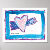 Poster - KidsArt pour CHOC - Flying Heart (Devant)