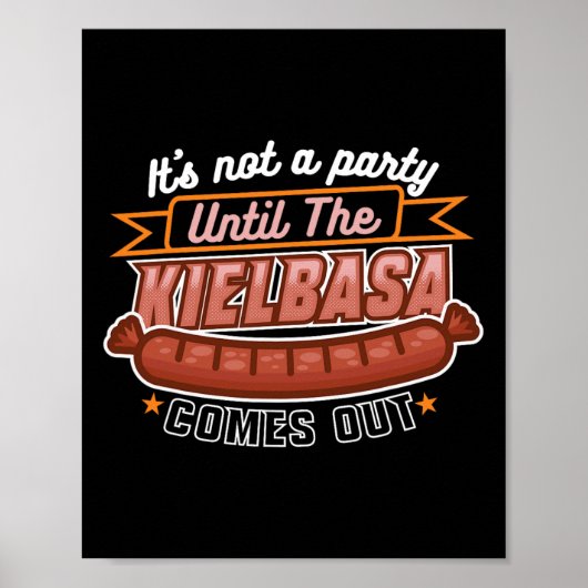 Poster Kielbasa Pologne Viande Saucisson Nourriture Lover (Devant)