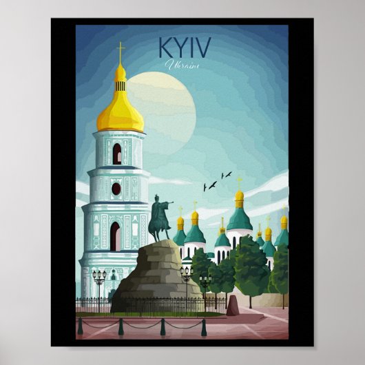 Poster Kiev Kyiv Ukraine (Devant)