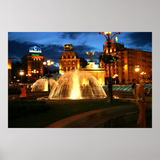 Poster Kiev Nightlife (Devant)