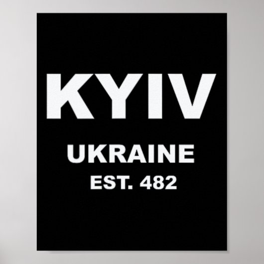 Poster Kiev Ukraine (Devant)