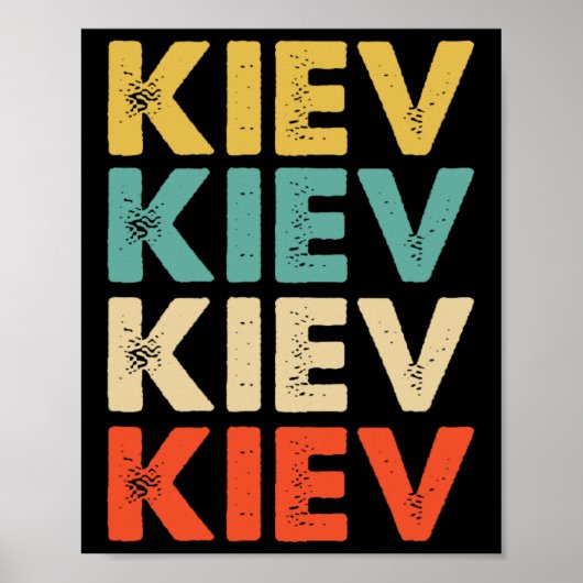 Poster Kiev Ukraine (Devant)