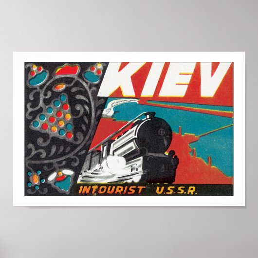 Poster Kiev - URSS touristique (Devant)