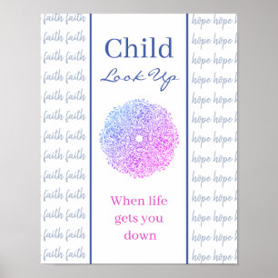 Poster-Kijk op kind Poster