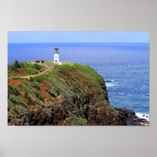 Poster Kilauea Lighthouse on Kauai