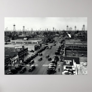 Poster KILGORE TEXAS HUILE CHAMP c. 1938