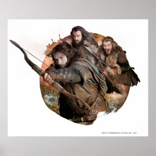 Poster Kili, THORIN OAKENSHIELD™ et Fili