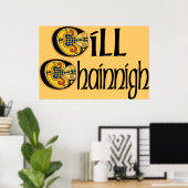 Poster Kilkenny (gaélique) (Bureau à domicile)