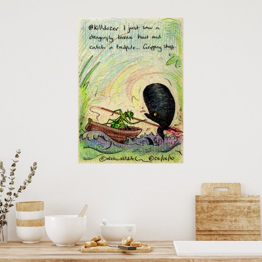 Poster @killdozer irkafirka print (Cuisine)