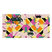 Poster Killed Them with Memphis Designed Kindness (Devant)