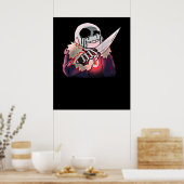 Poster Killer Sans Undertale (Cuisine)