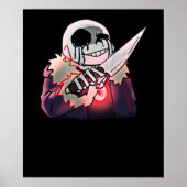 Poster Killer Sans Undertale (Devant)