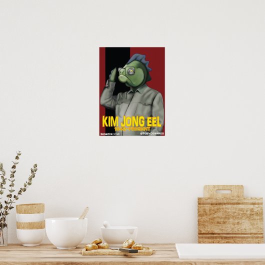 Poster Kim Jong Eel (Cuisine)