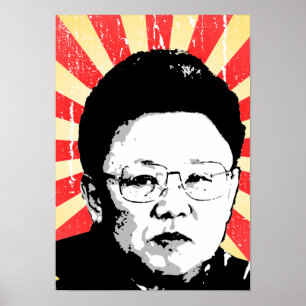 Poster Kim Jong Il